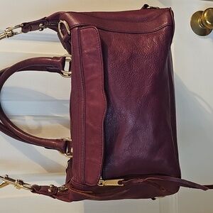 Morning After Bag by Rebecca Minkoff Gorgeous Purple Leather Large Women's Bag